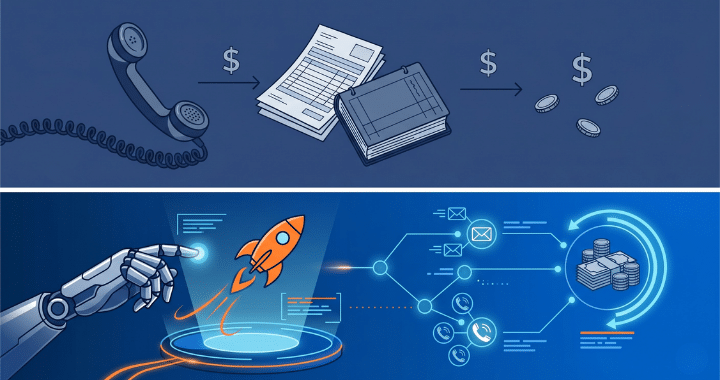 Comparison of AI AR Collections Specialist and traditional collections process in healthcare revenue cycle management